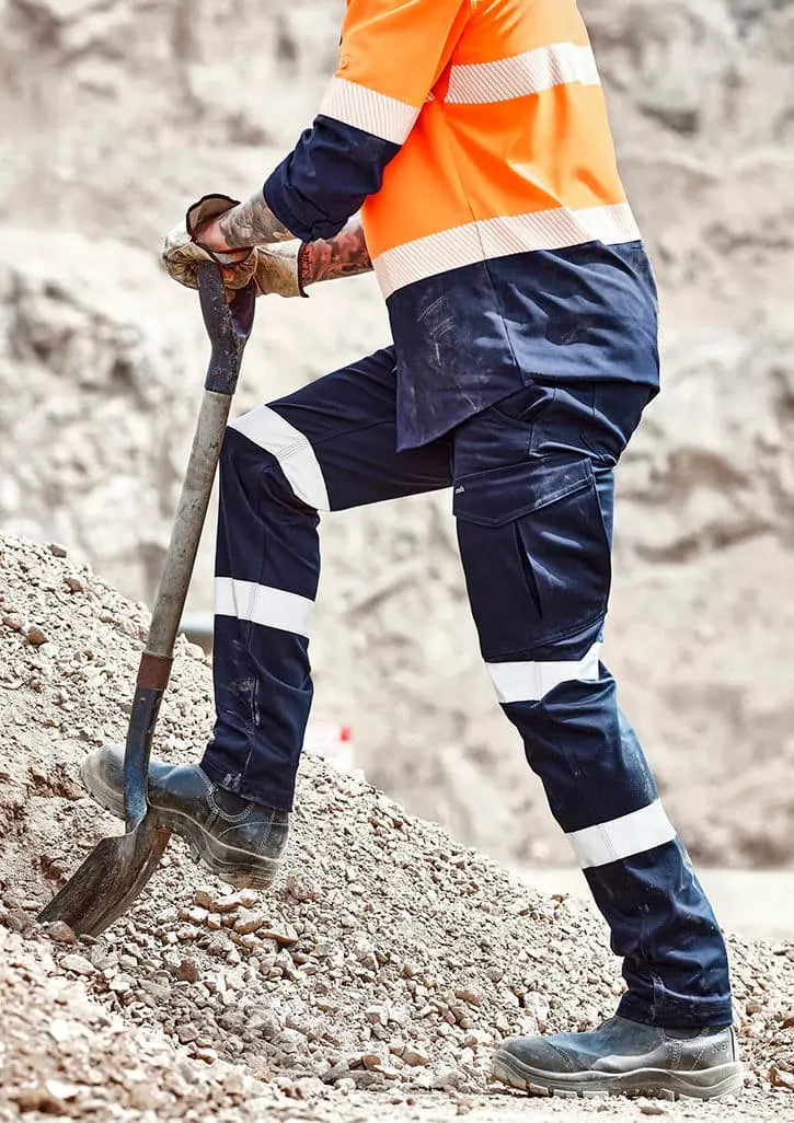 Syzmik Men's Essential Basic Taped Cargo Stretch Pant ZP923 Work Wear Syzmik